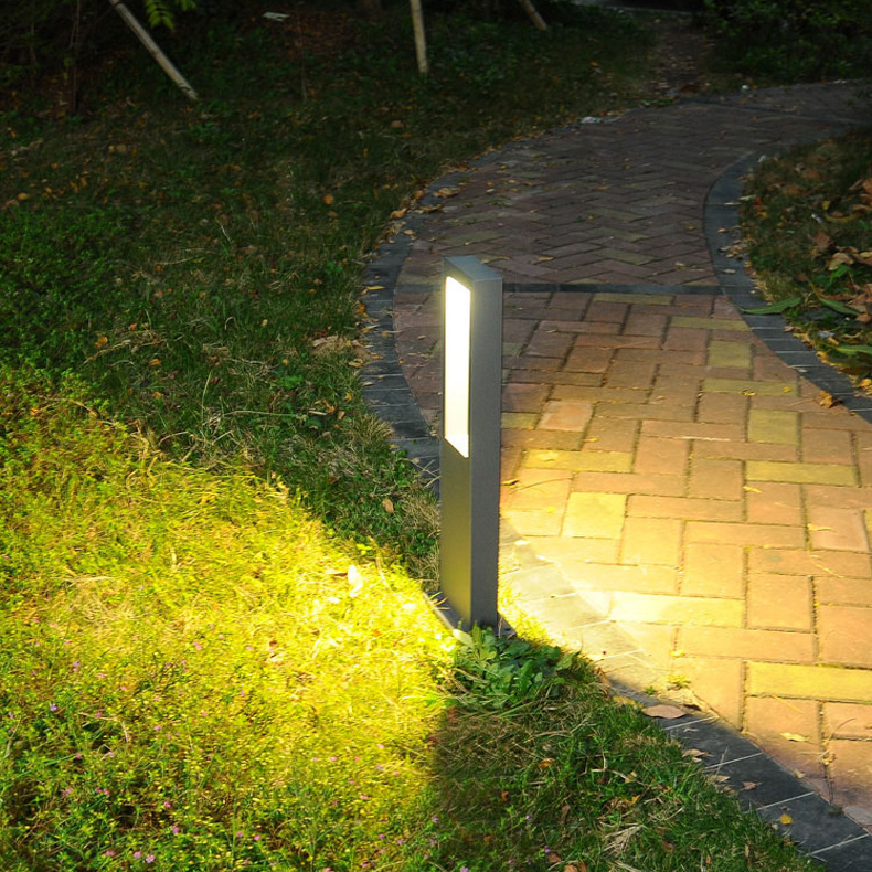 Pathway 7W IP65 360 Beam Angle Bollard Light Garden Light Surface Mounted Outdoor Aluminum Street Park Led Lawn Light 3-Year