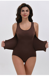 Soutien-gorge de maintien de la taille pour femmes, double compression, 3 rangées de crochets, pour le contrôle du ventre. - Product Image 5