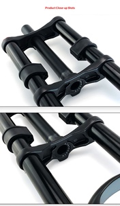 <span class=keywords><strong>Fourche</strong></span> à double couronne de qualité supérieure à dégagement rapide pour <span class=keywords><strong>VTT</strong></span>, suspension pneumatique, 15*100 15*110mm, 26-29 pouces - Product Image 6