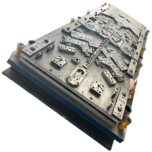 Placa de Fijación de Bisagras Izquierda y Derecha para Lavadora, Molde de Estampado Progresivo - Product Image 1