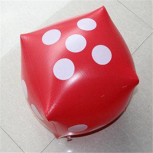 Inflatable Toy Dice 35mm40mm PVC Children's Play Equipment For Chess Card Games Unisex Age 2 4 Years - Product Image 2