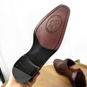 New Style Loafers Fashionable <b>Matte</b> Black Green Mocassin Party Career Shoes Men's Height Increasing Autumn Soft - Product Image 4
