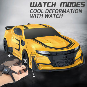Reloj <span class=keywords><strong>de</strong></span> Juguete Grande 2.4G con Control Remoto, Transformable, con Luz LED y Música para Niños |   Coche <span class=keywords><strong>de</strong></span> Control Remoto Transformable para Acrobacias - Product Image 2