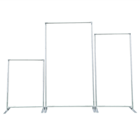 Toile de fond carrée personnalisée 3*4ft/3*6ft/4 * 7ft couvre mariage fête d'anniversaire décoration de scène couverture en tissu pour toile de fond d'arc