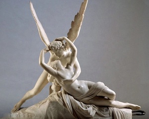 <span class=keywords><strong>Femmes</strong></span> blanches et beiges grande <span class=keywords><strong>sculpture</strong></span> d'ange humain vif en marbre d'art - Product Image 3