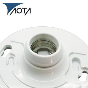 Portalámparas <span class=keywords><strong>AOTA</strong></span> de Alta Calidad E26, Niquelado, Goma, 660W, 250V, con 1 Año de Garantía, Diseño Conveniente y Seguro, Base para Bombilla - Product Image 2