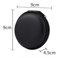 Sac de rangement pour écouteurs, câble de données et chargeur, en EVA, portable, léger et durable, boîte carrée à fermeture éclair pour la plage et les activités de plein air