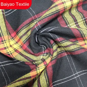 אספקה סיטונאית של 21 יח '175 גרם פוליאסטר כותנה בד משובץ בד בד צמר גפן - Product Image 2