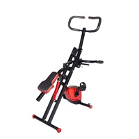 Vélo d'exercice pliant d'intérieur Grue totale pour le corps Équipement de fitness sportif Machine à crunch total Machine d'exercice d'équitation