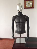 Maniquí DE CARA electrochapado de cuerpo completo masculino de moda de alto grado
