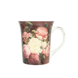 Tasses à café en céramique avec couvercle et cuillère, design Rslee, ensemble de tasses et soucoupes, tazas/mugs/<span class=keywords><strong>tarr</strong></span> en céramique - Product Image 2