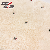 Kingcason Meilleures Ventes Polaire Arctique Brodé Double Face Confortable au Toucher pour Vêtements et Couvertures