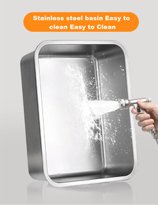 Caja de Arena para Gatos de Acero Inoxidable, Extra Grande, Resistente, con Control de Olores, para Interiores, Precio de Fábrica, Alta Calidad - Product Image 3