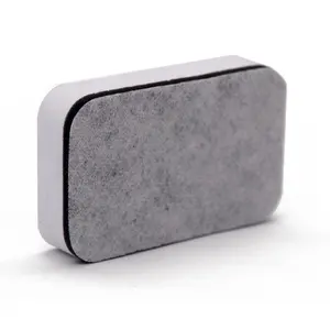 Grey Non-woven Plated Crystal Wax Sponge Pad EVA Block Polishing Coating Sponge Applicator Auto Waxing Polish Foam Pad