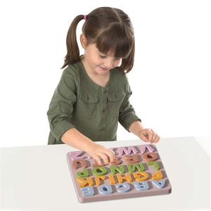 Cấp thực phẩm Silicone Toddler mầm non Đồ chơi giáo dục abc chữ Chính Tả học tập ghép hình Quà Tặng bảng chữ cái câu đố cho trẻ sơ sinh - Product Image 2