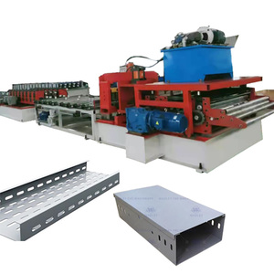 Machine de formage à froid pour profilés en acier de 0,8-1,0 mm, pour la fabrication de chemins de câbles 35*10 mm et de rails DIN pour armoires électriques - Product Image 1