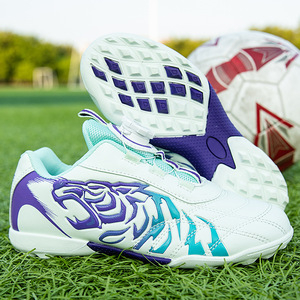 Chaussures de football pour enfants, garçons et filles, semelle extérieure en caoutchouc synthétique, semelle intermédiaire EVA, crampons de football d'été, 6-12 ans, taille 30-40 - Product Image 1