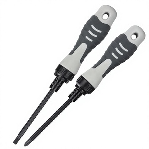 Ratcheting <b>Screwdriver</b> Multipurpose Flat Head Bit With Anti-Slip Handle Matte Finish Diy Tool Individual Piece - Product Image 1