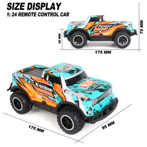 Coche RC Todoterreno 1:24 con Luces LED, Función <span class=keywords><strong>de</strong></span> Retorno Automático y Sígueme, Cargador Incluido - Juguete <span class=keywords><strong>de</strong></span> Control Remoto para Niños - Product Image 4