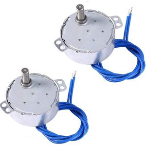 มอเตอร์ซิงโครนัส NaiveBlue ขนาด 42 มม. 4 วัตต์ 2.5-3 รอบต่อนาที AC 100-127V เฟสเดียว แบบยึดหน้าแปลน สำหรับงาน DIY โครงการโรงเรียน หรือแบบจำลอง - Product Image 1