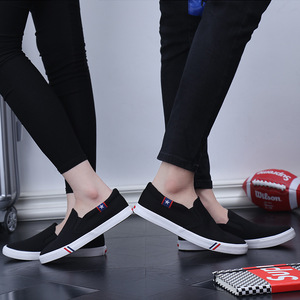 Zapatillas de Lona Blancas con Cordones, Estilo Mocasín, Unisex, Planas, Casuales, Transpirables, Suaves, a la Moda, Novedad al por Mayor - Product Image 2