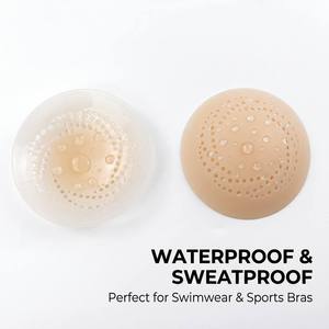 Cubrepezones de Silicona Perforados Ultrafinos e Invisibles para <span class=keywords><strong>Mujer</strong></span>, Pétalos de Seno Reutilizables Sin Adhesivo para el Verano - Product Image 3