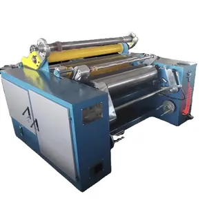 Manufacturer Directly Sale Satin Ribbon Fabric Slitting and Rewinding Machine with Hot Circle blade