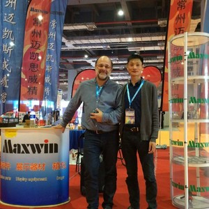 Factory Portable Metal &amp; Aluminium Multi-Layer <strong>Display</strong> Shelf for Outdoor for Supermarket Promotion &amp; Show Packed in Carton - Product Image 6