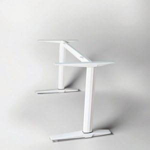 Patas de muebles de hierro duraderas I-leg Estilo moderno simple para el marco del escritorio de la computadora de la oficina en casa - Product Image 1