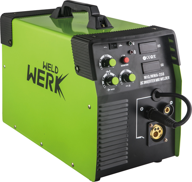 Multifunctional Portable 200A Inverter CO2 MIG MAG Welding Machine 160-250 Mig Welder 0.8mm Solid Wire Feeder 220V Rated Input