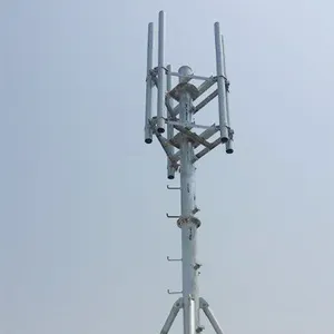 Mobile Communication Cell Phone Gsm High Telecommunication Monopole Steel Antenna Tower
