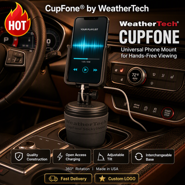 Wholesale Cup Holder Phone Mount Bulk Order, Adjustable Tilt 360° Rotation, Dropshipping Friendly All Smartphones