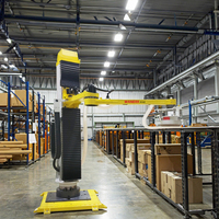 Palettiseur robotique automatique de colonne pour l'empilement de sac 70kg pour la chaîne de production de palletisation