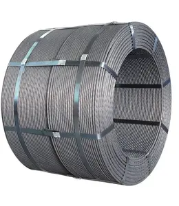 Высокоуглеродистая <span class=keywords><strong>7</strong></span> проволока 12,<span class=keywords><strong>7</strong></span> мм с низким уровнем релаксации натянутой стальной кабель для ПК - Product Image 2