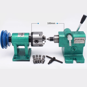 Самодельный токарный станок, шпиндель, деревообрабатывающий станок для сборки металла, 80 мм, с 4 зажимами, патрон - Product Image 3