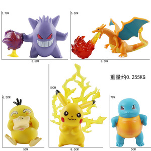 Hot Sale <span class=keywords><strong>Pokémon</strong></span> Cosplay <span class=keywords><strong>Pikachu</strong></span> PVC Figure Blind Box Twist Egg Toy Collezionabile Ornamento da Scrivania Regalo di Compleanno per Bambini - Product Image 1