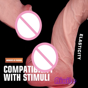 Dildo in Silicone per Stimolazione Vaginale e Anale, Giocattoli Sessuali per Adulti, Giochi per <span class=keywords><strong>Uomini</strong></span> e Donne, Plug Anale Gigante per Stimolazione Prostatica - Product Image 4