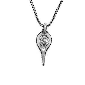 Yunnique Collar con colgante de tetera de acero inoxidable, regalo unisex, joyería, accesorio de moda - Product Image 2