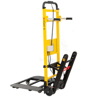 Chariot électrique pour escaliers, capacité de charge 350 lbs, moteur à balais 120W, pliable, pour entrepôt et déménagement