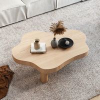 Table basse moderne en bois massif, petite table basse créative, décorative, meubles de salon et d'appartement