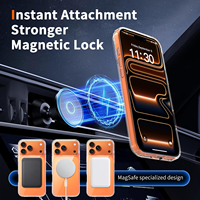 Coque magnétique transparente pour iPhone 17 18 Pro Max 15/14/13 Pro Max, étanche et antichoc, compatible avec la recharge sans fil