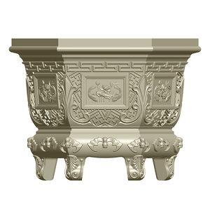 Moldes de jardín de macetas de plástico ABS de alta precisión, moldes de inyección personalizados para macetas de hormigón, molde de maceta grande - Product Image 1