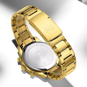 네비포스 남성용 시계 다기능 크로노그래프 방수 쿼츠 시계 최고급 명품 비즈니스 스포츠 스테인리스 스틸 시계 8076 - Product Image 2