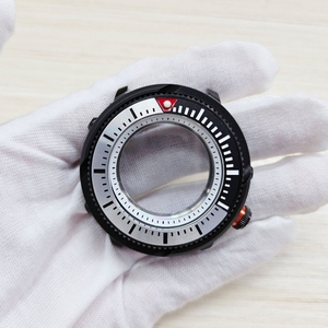 Boîtier de montre de plongée pour homme en acier inoxydable 316L, sur mesure CNC 45MM, avec lunette intérieure Shadow, compatible NH35 NH36 - Product Image 6