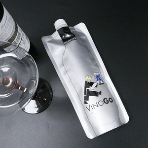 Custom Printing 100ml-5L Plastic Stand up Liquid Water Doypack Bag Spout Pouch for Wine &Juice Sauce Drink Packaging - Product Image 3