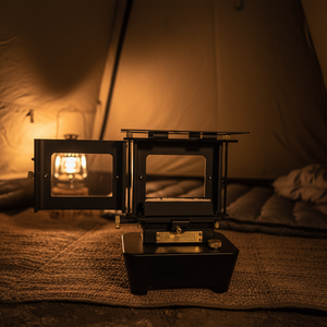 Réchaud à huile portable DANCHEL en acier inoxydable spécial pour lampes à kérosène, pour le camping en plein air et la randonnée, grils de cuisson pour feux de camp - Product Image 6