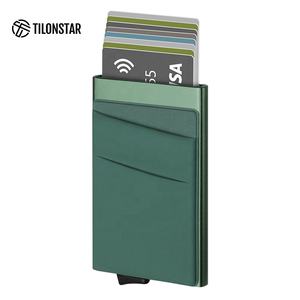 กล่องใส่บัตรเครดิต TILONSTAR TVC104 ป้องกันการโจรกรรม ดีไซน์บางเฉียบ วัสดุโลหะ ป้องกัน RFID พร้อมระบบดึงบัตรอัตโนมัติ กระเป๋าสตางค์อะลูมิเนียม - Product Image 6