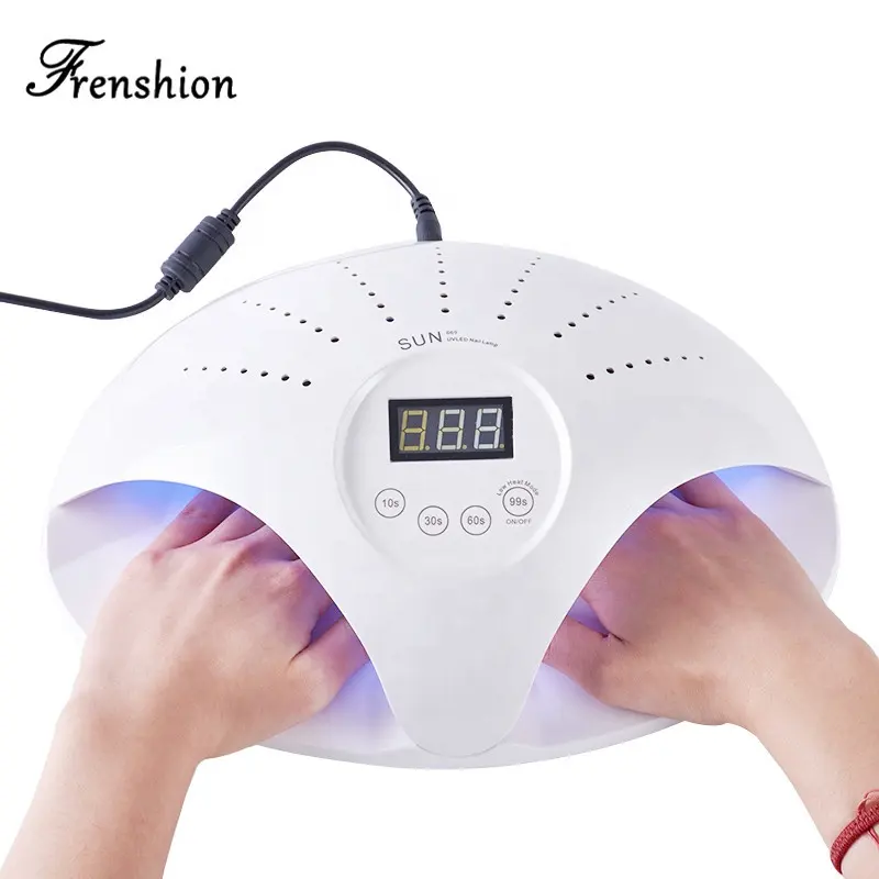 2022 Uv lamp Two Hand Sun Light One Lamp Uv Nails Led Gel Lamp 48w 60w Gel Nail Polish Dryer