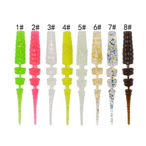 Señuelo de Pesca de Plástico Suave AR84 PVC de 42 mm <span class=keywords><strong>y</strong></span> 0,35 g, Señuelo de Cola de Aguja, Señuelo de Gusano, Señuelo de Natación, para Pesca en Agua Salada, Lubina, <span class=keywords><strong>Trucha</strong></span> - Product Image 5