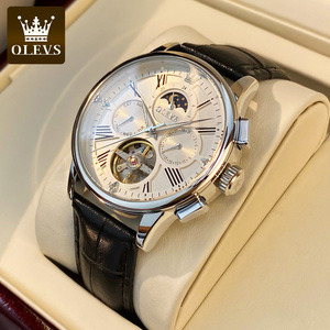 Olevs 9912 Wholesale Branded Waterproof High Custom logo Quality Men Wrist Watch No Reviews yet - Product Image 4